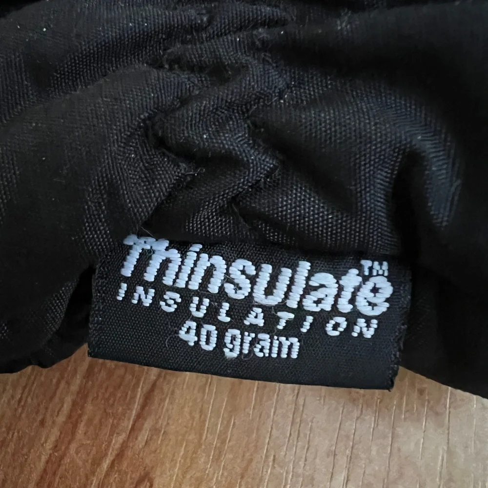 EUC 3M Thinsulate Black Insulated Gloves sz Small